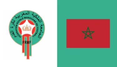 escudo selección de Marruecos y bandera