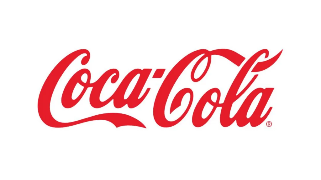 emblema de Coca Cola 1987 - 2003. Una ligera variación