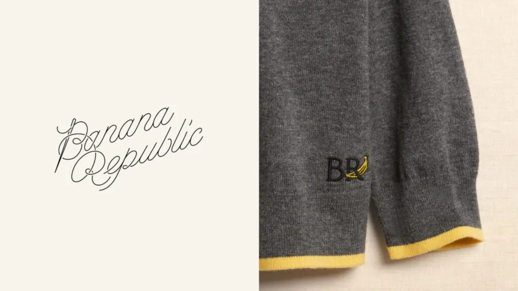 nuevo logo y nuevo monograma de Banana Republic